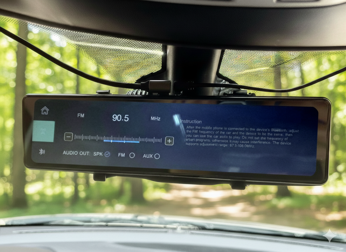 LeXXa 3D Mirror Dashcam