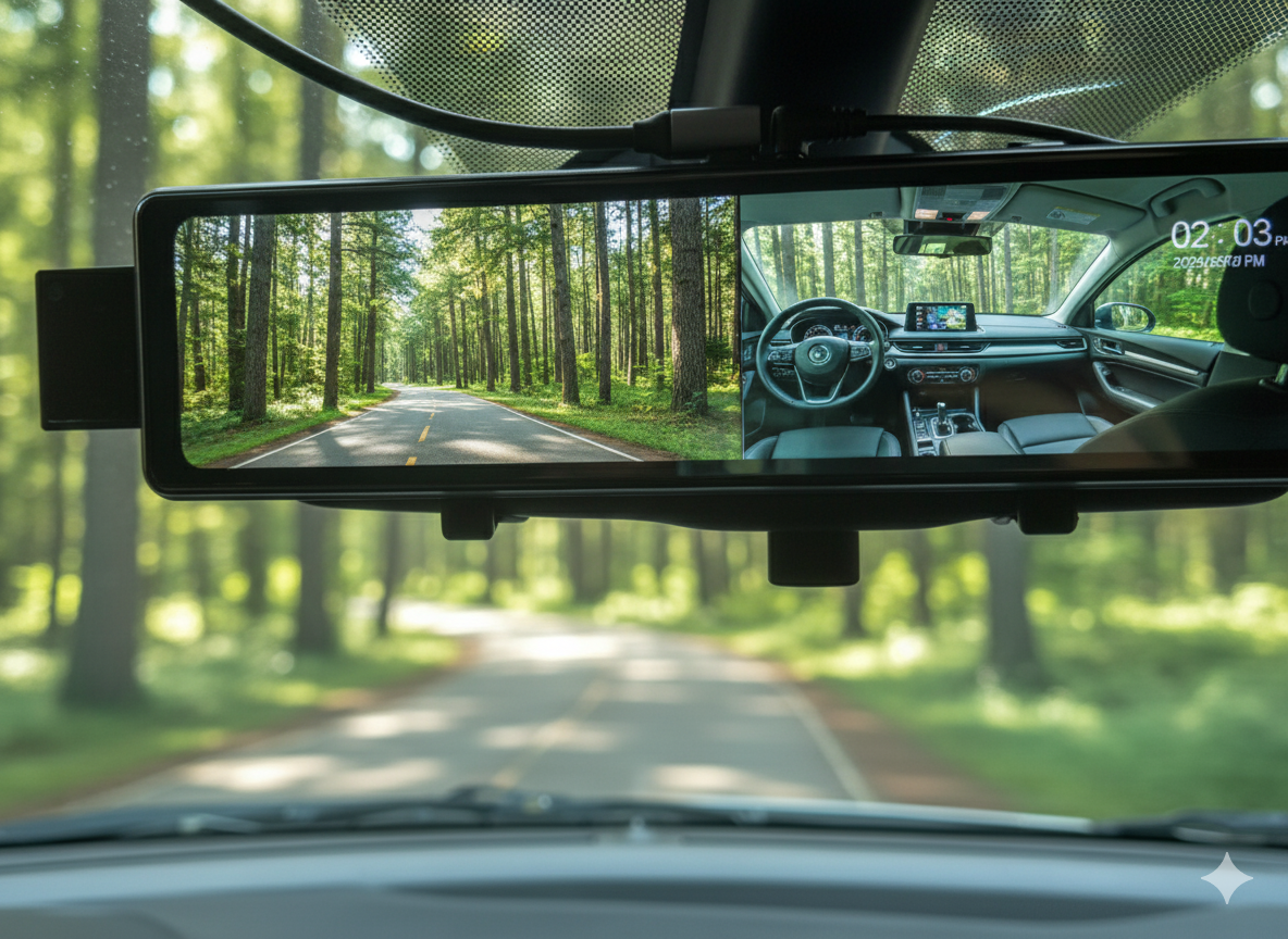 LeXXa 3D Mirror Dashcam