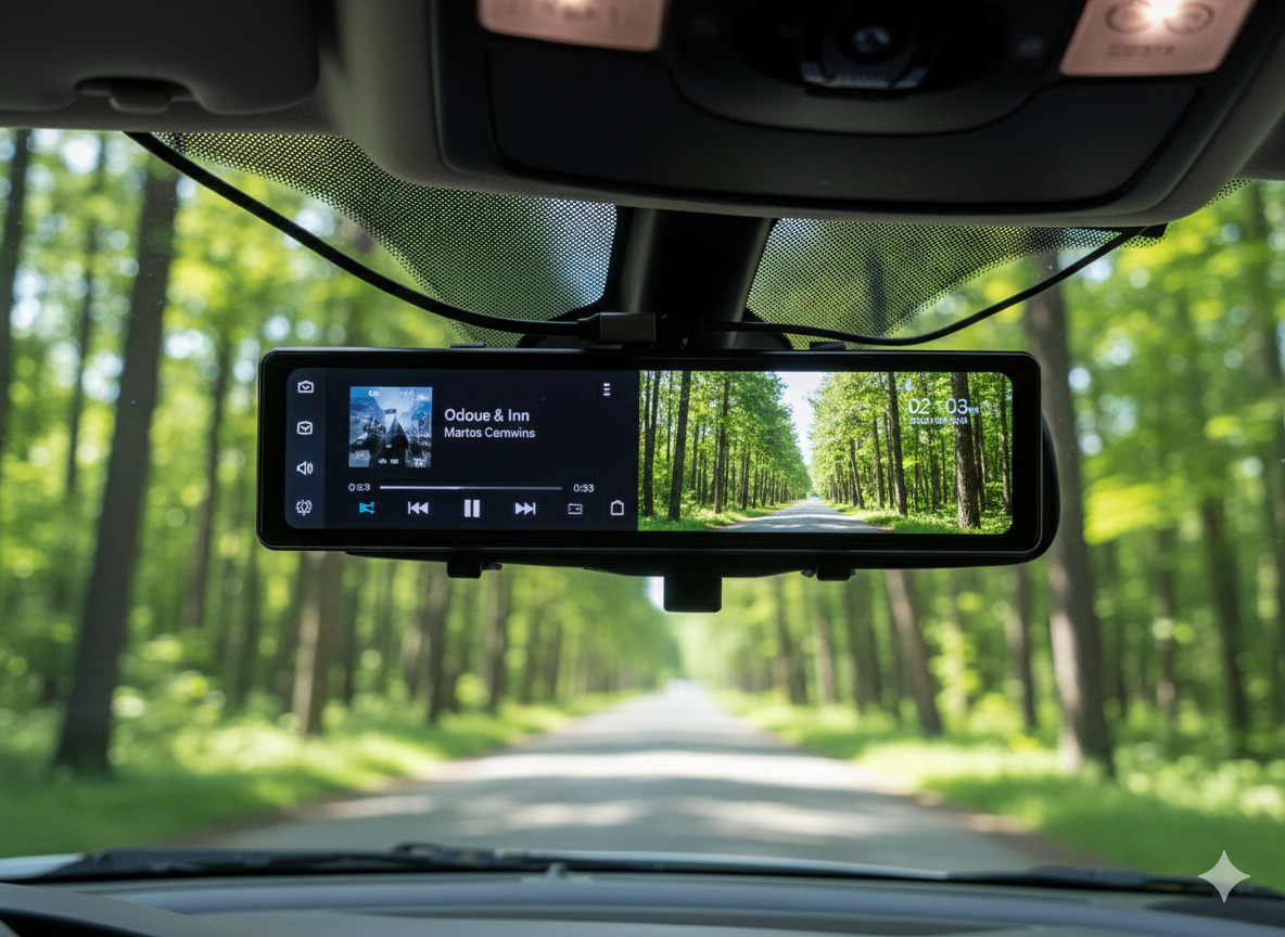 LeXXa 3D Mirror Dashcam