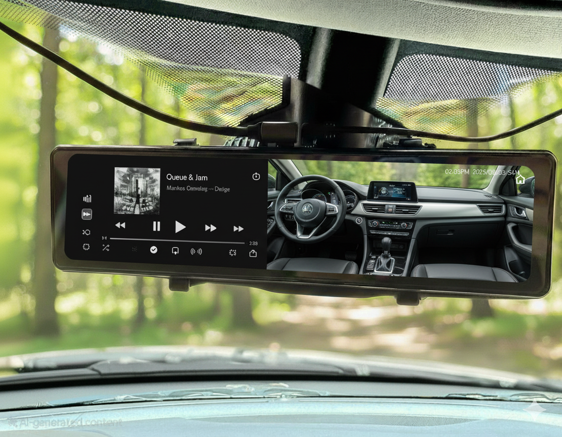 LeXXa 3D Mirror Dashcam