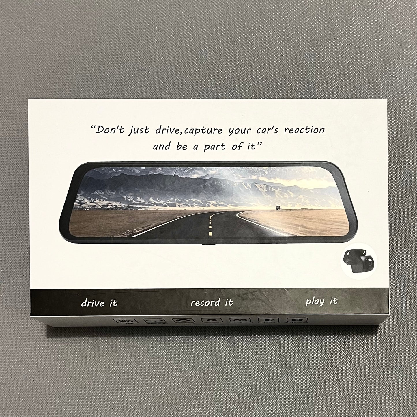 LeXXa Dual-Recording 4K Mirror Dashcam