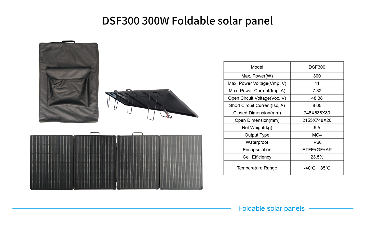 Gen-Mate 300W Portable Solar Panel